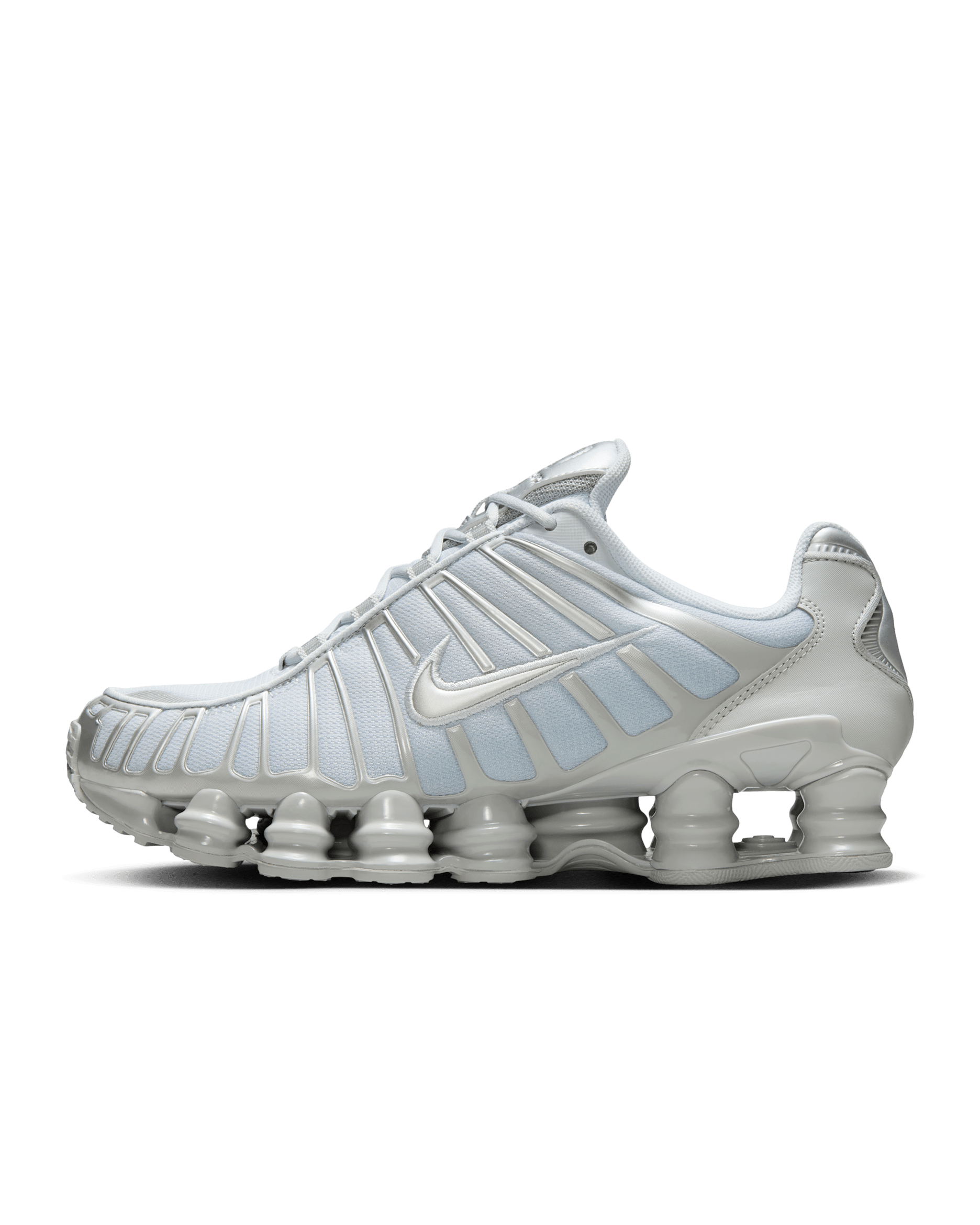 靴 NIKE W SHOX TL NIKE W SHOX TL LIGHT SILVER/WHITE-LIGHT ARMY（ナイキ
